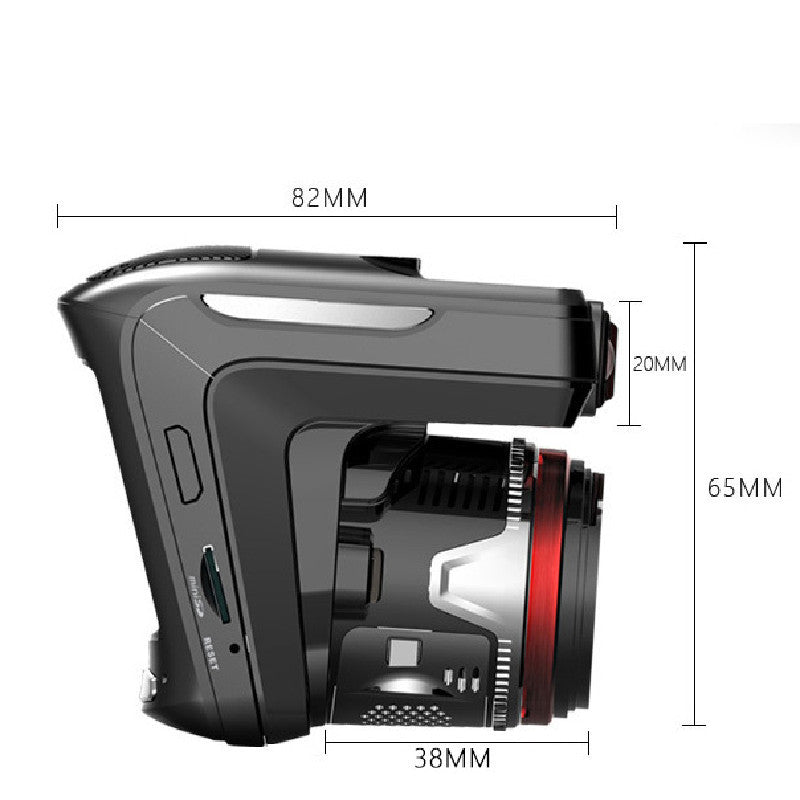 Flag Village Auto Tools HD Car Camera DVR Dash Cam Recorder  Laser Speed Detector G-Sensor Video Recorder Dash Cam with Night Version