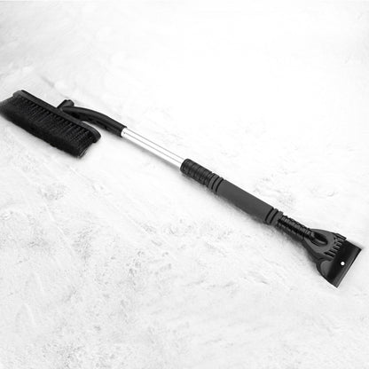 Flag Village Auto Tools Car Cleaning Brush Ice Scraper Detachable Snow Shovel Brush Dust Remove Brush Auto Windshield Extendable Snow Brush Foam Handle