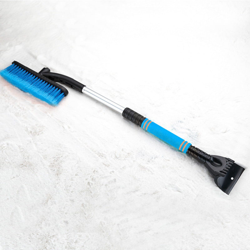 Flag Village Auto Tools Car Cleaning Brush Ice Scraper Detachable Snow Shovel Brush Dust Remove Brush Auto Windshield Extendable Snow Brush Foam Handle