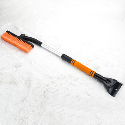 Flag Village Auto Tools Car Cleaning Brush Ice Scraper Detachable Snow Shovel Brush Dust Remove Brush Auto Windshield Extendable Snow Brush Foam Handle