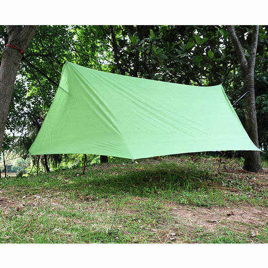 Flag Village Outdoor Canopy Camping Poleless Tent Hammock Awning Camping Mat Shelter Sunshade Protection