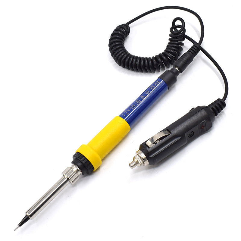 Flag Village Auto Tools DC 12V 60W Portable Electric Soldering Iron Auto Car Battery Solder Station Rework Welding Repair Tools