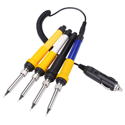 Flag Village Auto Tools DC 12V 60W Portable Electric Soldering Iron Auto Car Battery Solder Station Rework Welding Repair Tools