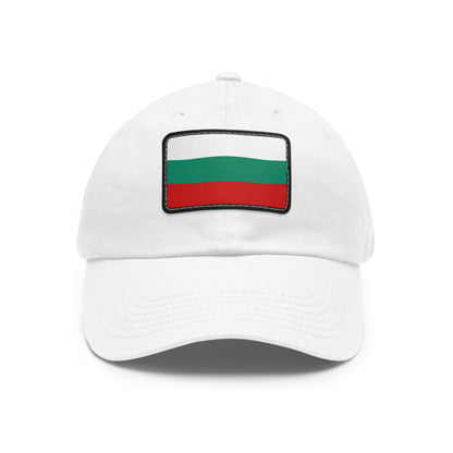 Flag Village Bulgaria Flag Hat Cap with Leather Patch