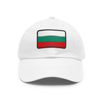 Flag Village Bulgaria Flag Hat Cap with Leather Patch