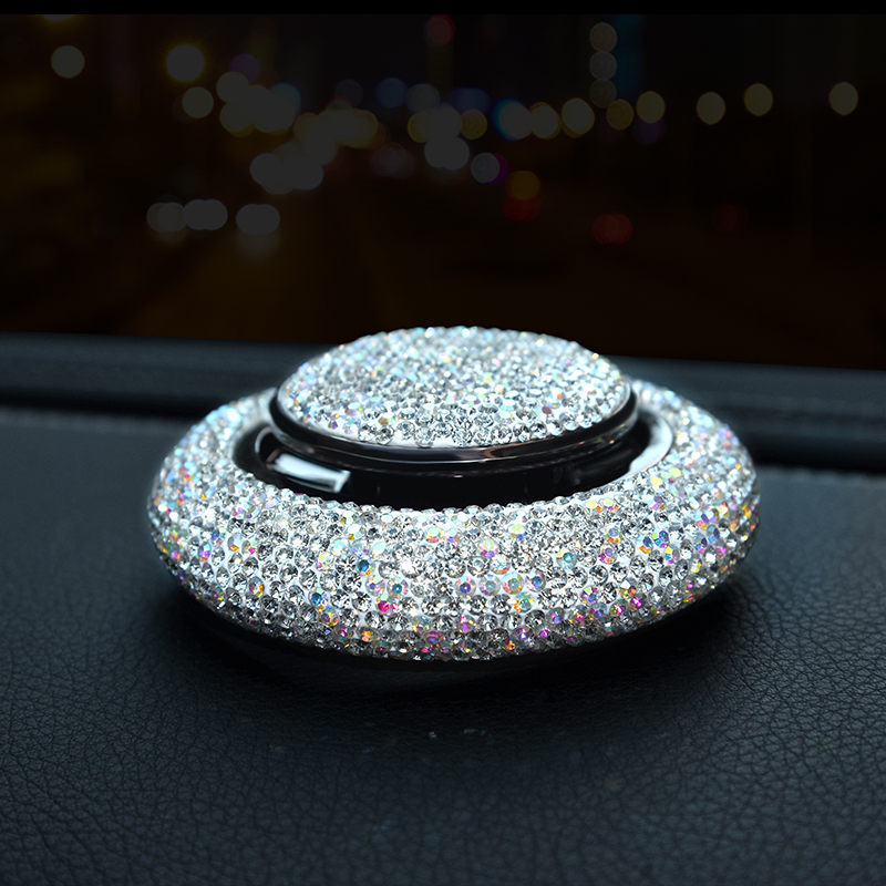 Flag Village Auto Tools Crystal Diamond Car Air Freshener Perfume Accessories Car Decoration Solid Perfume