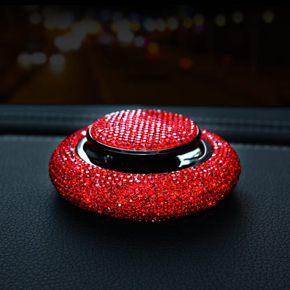 Flag Village Auto Tools Crystal Diamond Car Air Freshener Perfume Accessories Car Decoration Solid Perfume