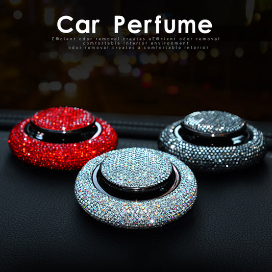Flag Village Auto Tools Crystal Diamond Car Air Freshener Perfume Accessories Car Decoration Solid Perfume