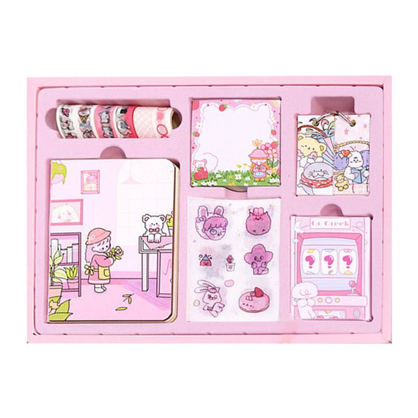 Flag Village Rainbow Candy Hand Account Gift Box Stationery Set Blind Box