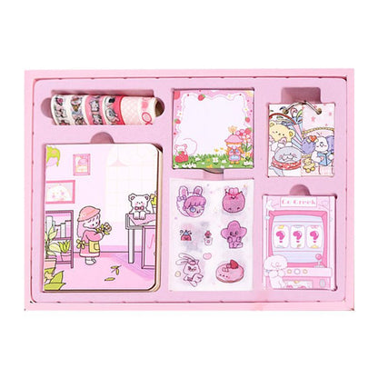 Flag Village Rainbow Candy Hand Account Gift Box Stationery Set Blind Box