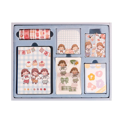 Flag Village Boutique Hand Account Partner Gift Box School Supplies Stationery Set