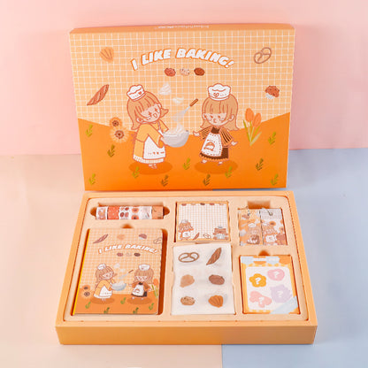 Flag Village Boutique Hand Account Partner Gift Box School Supplies Stationery Set