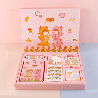 Flag Village Boutique Hand Account Partner Gift Box School Supplies Stationery Set
