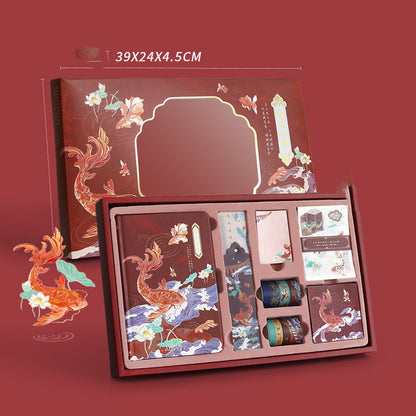 Flag Village Chinese Style Hand Account Book Gift Box Zhaohua Chengqian Gift Set
