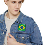Flag Village Brazil Flag Embroidery Iron-On Patches