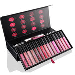 Flag Village Long Lasting Waterproof Lipstick 16 Gift Box Lip Gloss