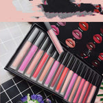 Flag Village Long Lasting Waterproof Lipstick 16 Gift Box Lip Gloss