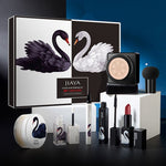 Flag Village Black And White Swan Makeup Set Cushion bb Cream Makeup Powder Lipstick Seven-piece Gift Box For Beginners