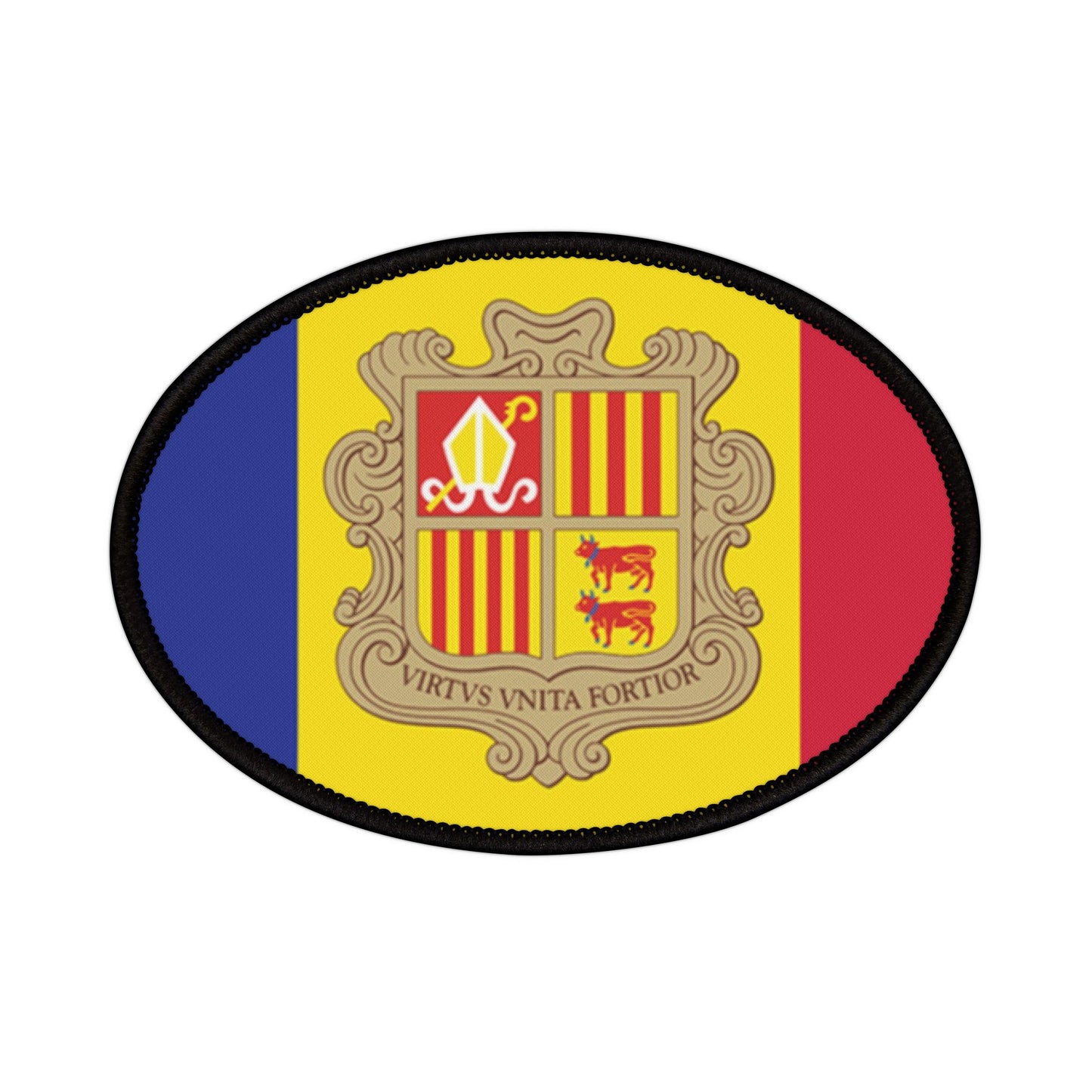 Flag Village Andorra Flag Embroidery Iron-On Patches