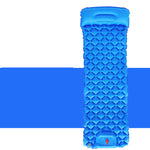 Flag Village Outdoor Sleeping Pad Camping Inflatable Mattress With Pillows Travel Mat Folding Bed Ultralight Air Cushion Hiking Trekking