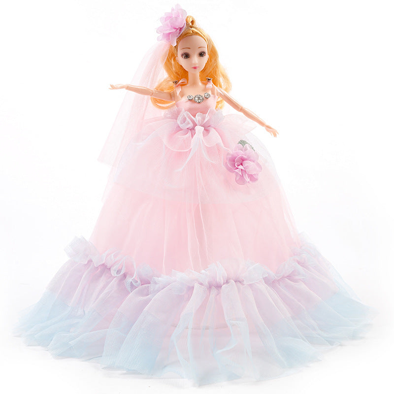 Flag Village Doll Toy Gift Box Set Wedding Princess Girl Children Toy