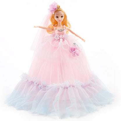 Flag Village Doll Toy Gift Box Set Wedding Princess Girl Children Toy