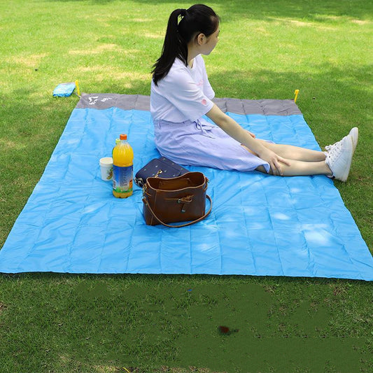 Flag Village Camping Mat Waterproof Beach Blanket Outdoor Portable Picnic Ground Mat Mattress