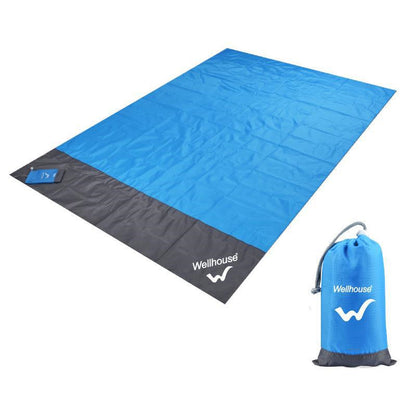 Flag Village Camping Mat Waterproof Beach Blanket Outdoor Portable Picnic Ground Mat Mattress