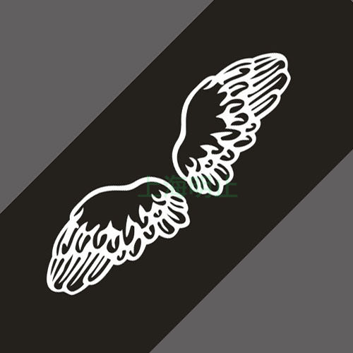 Flag Village Auto Tools Car Reflective Stickers Car Personality Stickers Angel Wings Car Stickers Rear Stickers Wings Stickers C