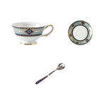 Flag Village European-Style Bone China Hotel Coffee Cup And Saucer Set Flower Teapot British Afternoon Tea Cup Gift Box Customized Logo Gift