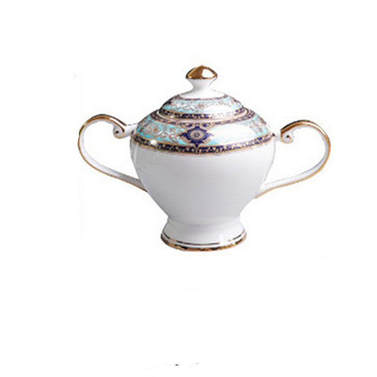 Flag Village European-Style Bone China Hotel Coffee Cup And Saucer Set Flower Teapot British Afternoon Tea Cup Gift Box Customized Logo Gift