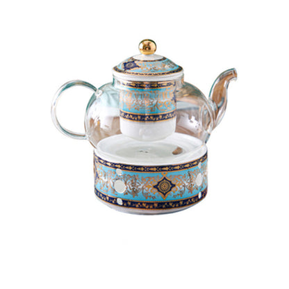Flag Village European-Style Bone China Hotel Coffee Cup And Saucer Set Flower Teapot British Afternoon Tea Cup Gift Box Customized Logo Gift