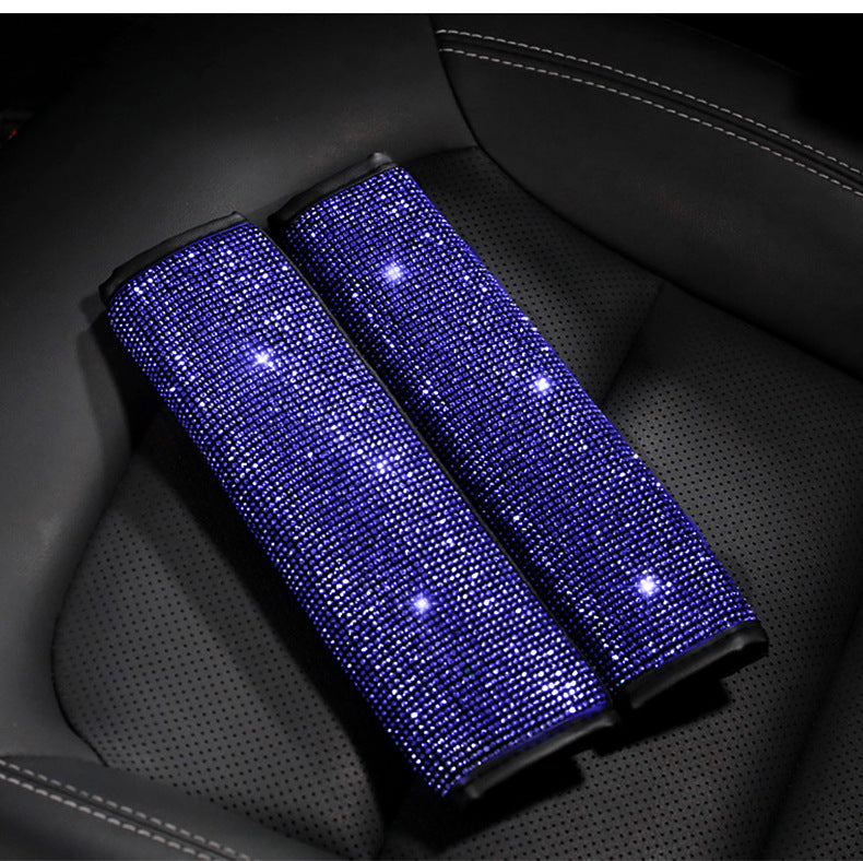Flag Village Auto Tools Car Gear Cover Blue Diamond Handbrake Cover Gear Cover