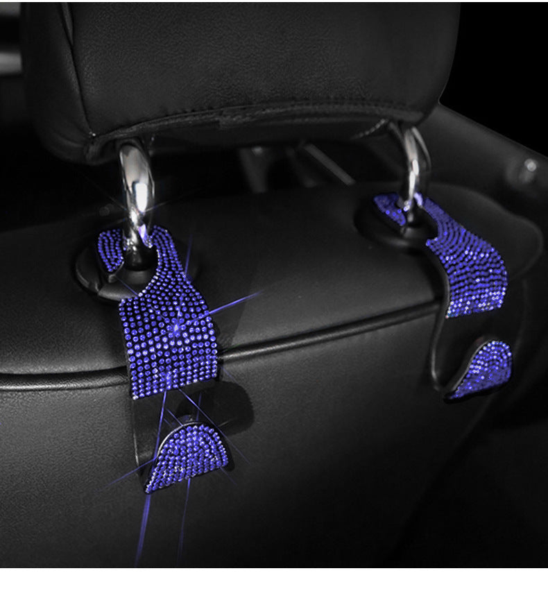 Flag Village Auto Tools Car Gear Cover Blue Diamond Handbrake Cover Gear Cover