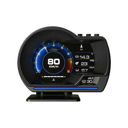 Flag Village Auto Tools Head-up Display Gps High-definition Speed Water Temperature Turbine Monitoring