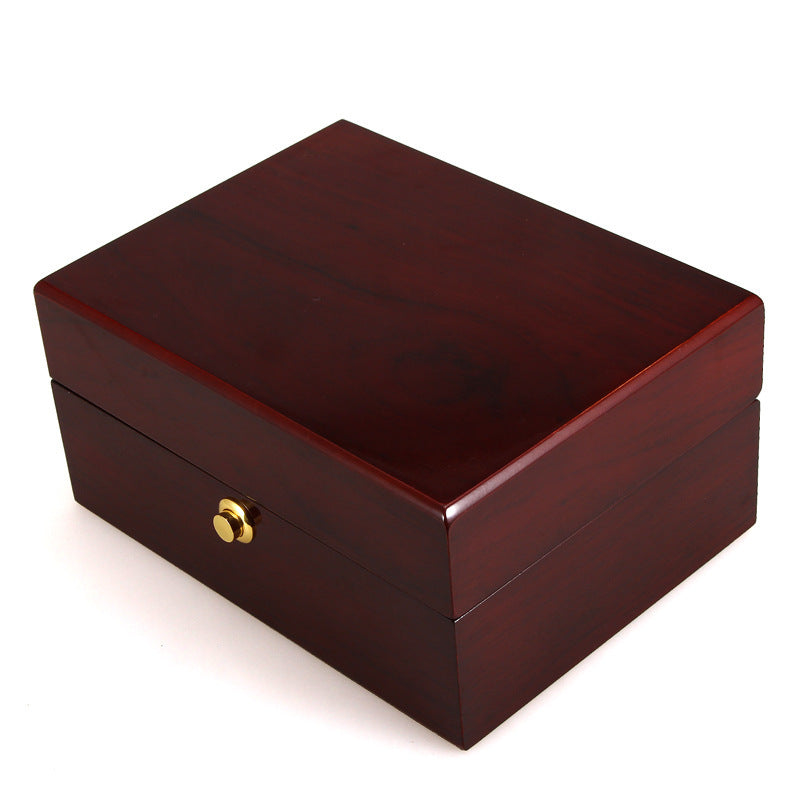 Flag Village Painted Watch Box Gift Jewelry Box Storage Box
