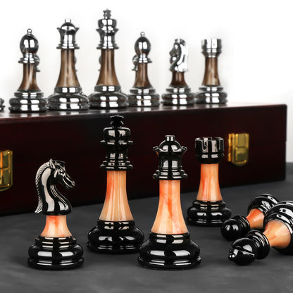 Flag Village High-End Chess Gift Box Set