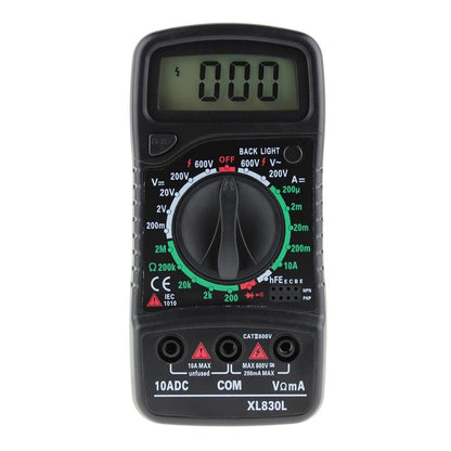 Flag Village Auto Tools Explosive Foreign Trade XL830L Multimeter Red XL830L Handheld Digital Multimeter Universal Meter