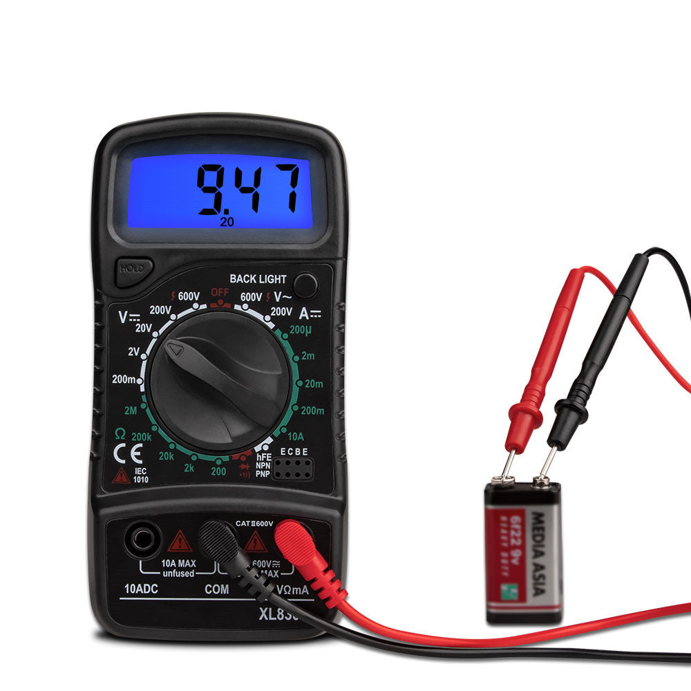 Flag Village Auto Tools Explosive Foreign Trade XL830L Multimeter Red XL830L Handheld Digital Multimeter Universal Meter