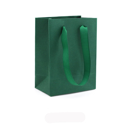 Flag Village Packaging Gift Box Dark Green Bow Jewelry Box Ring Box Necklace Box Jewelry Box Bracelet Box Wholesale