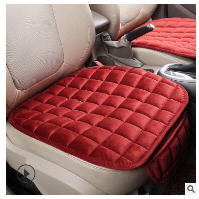 Flag Village Auto Tools Car Seat Cover Winter Warm Seat Cushion Non-slip Universal Front Seat Breathable Cushion