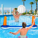 Flag Village Water Volleyball Rack, Inflatable Basketball, Swimming Pool, Beach Water Games, Water Raft Ball