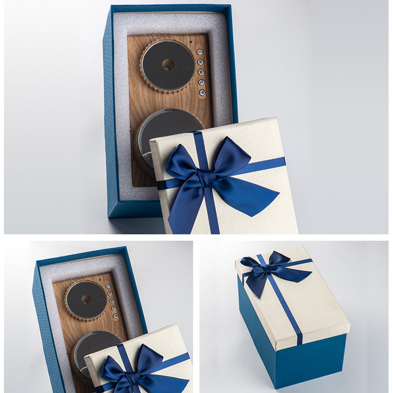 Flag Village Personalized Photo Night Light Bluetooth Music Gift Box 3D Crystal Inner Carving Gift