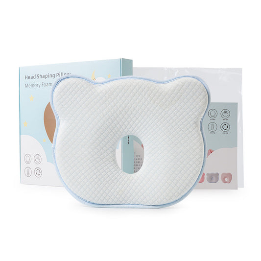 Flag Village Newborn Baby Gift Box Set Pillow Bear Shaped Pillow