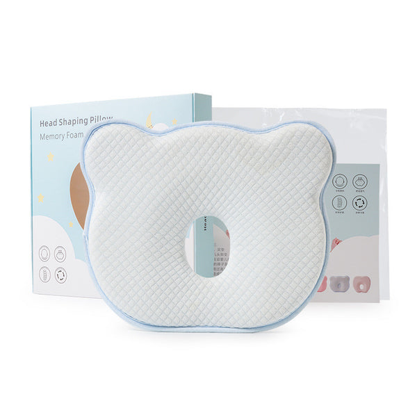 Flag Village Newborn Baby Gift Box Set Pillow Bear Shaped Pillow