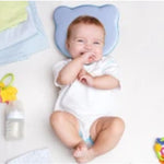Flag Village Newborn Baby Gift Box Set Pillow Bear Shaped Pillow