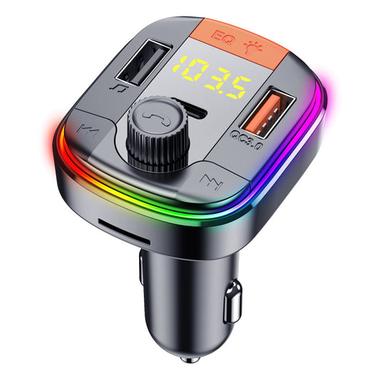 Flag Village Auto Tools Car MP3 Bluetooth Player PD QC3.0 Fast Charge Car Charger