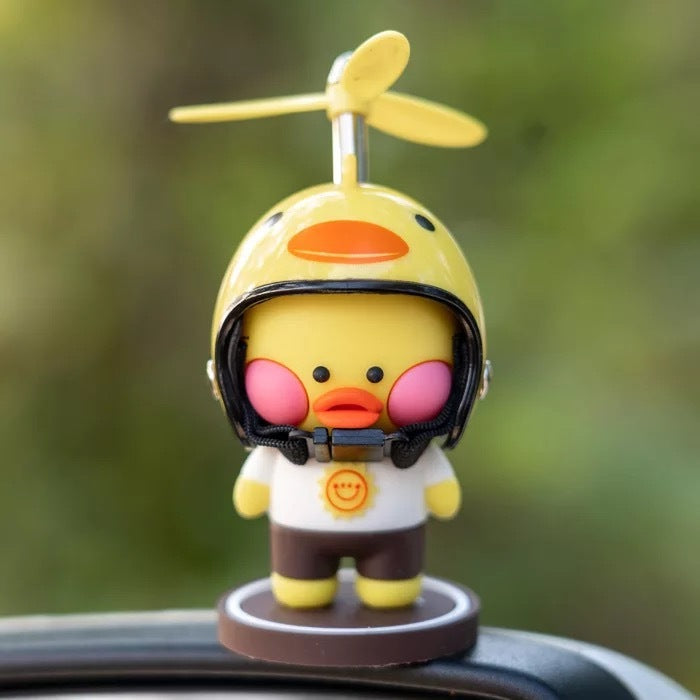 Flag Village Auto Tools Car Ornaments Motorcycle Cute Car Center Console Accessories Car Cartoon