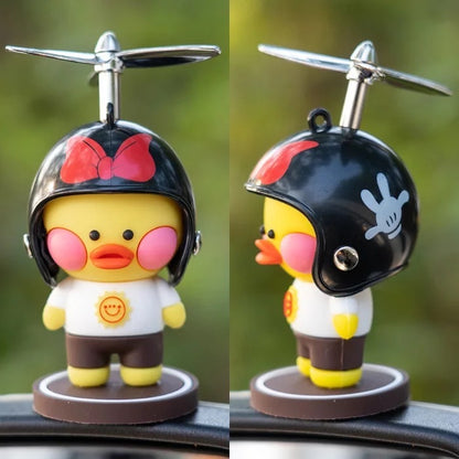 Flag Village Auto Tools Car Ornaments Motorcycle Cute Car Center Console Accessories Car Cartoon