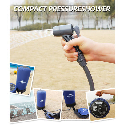 Flag Village Outdoor Shower Bag Camping Foldable Shower Bath Bag For Bathing With Hot Water